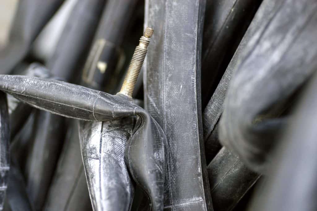 This image has an empty alt attribute; its file name is bicycle-tubes-recycled-1024x681.jpg