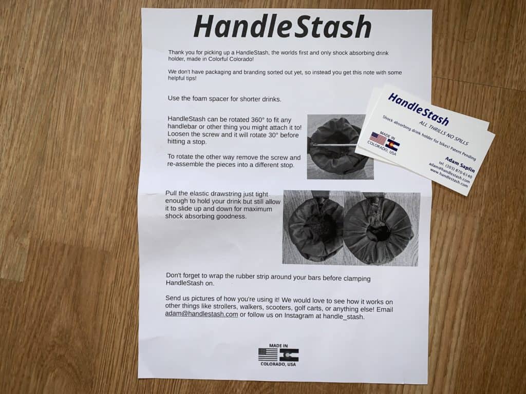 HandleStash Review (A Bike Cup Holder that Works) • Bicycle 2 Work