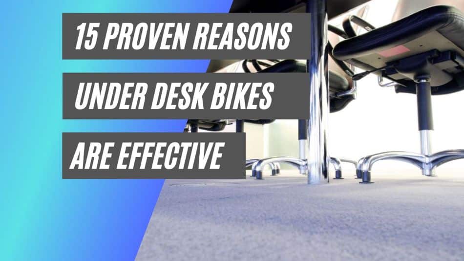 under desk cycles are effective