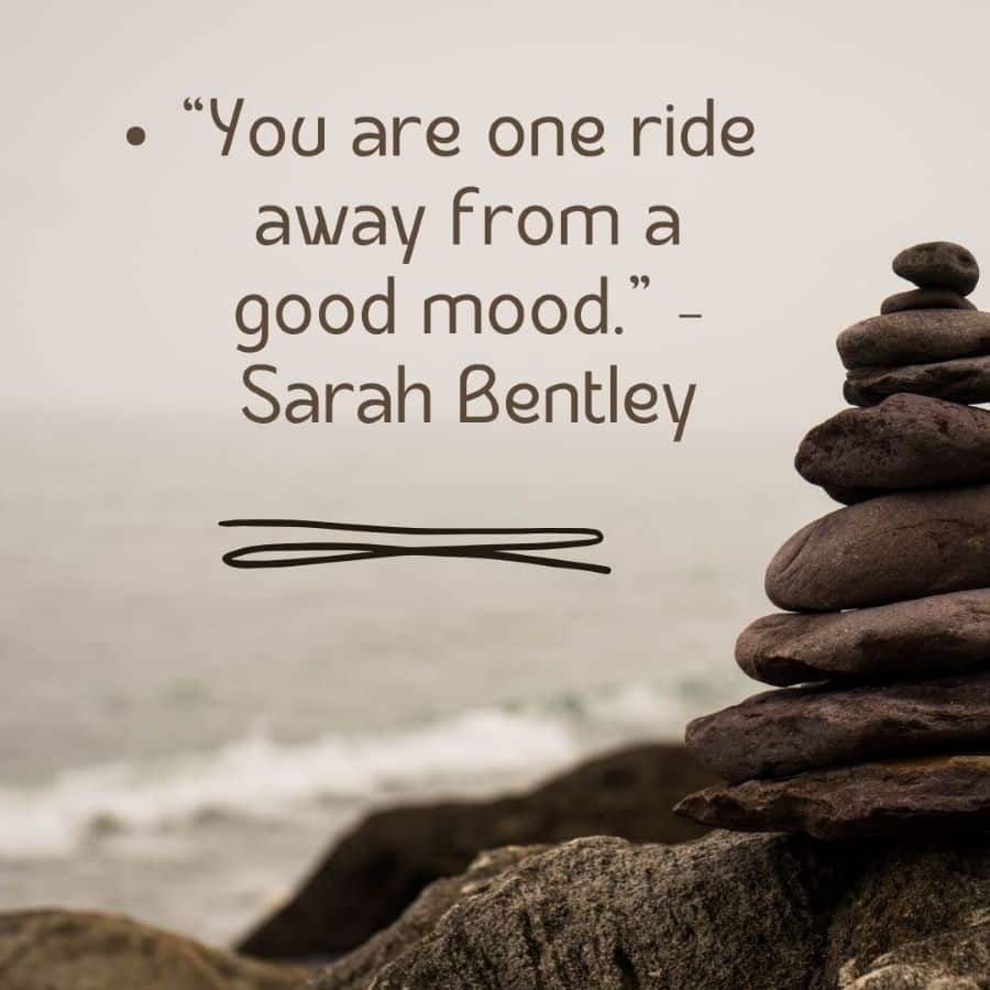 Sarah Bentley cycling quote