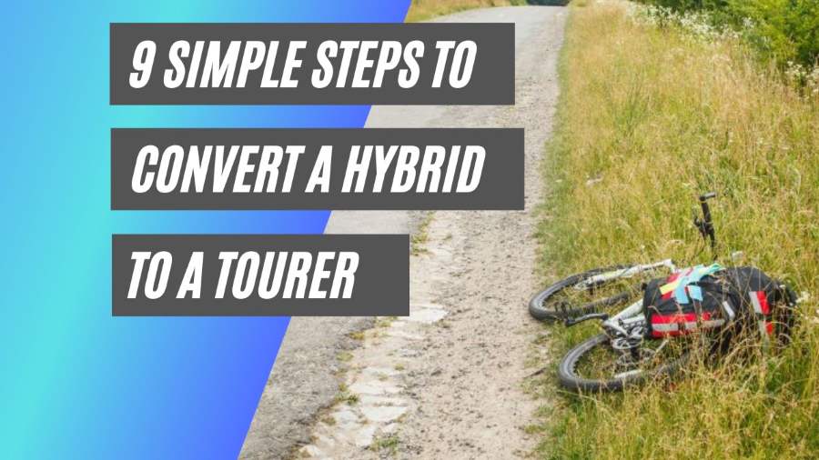 convert a hybrid bike to a tourer