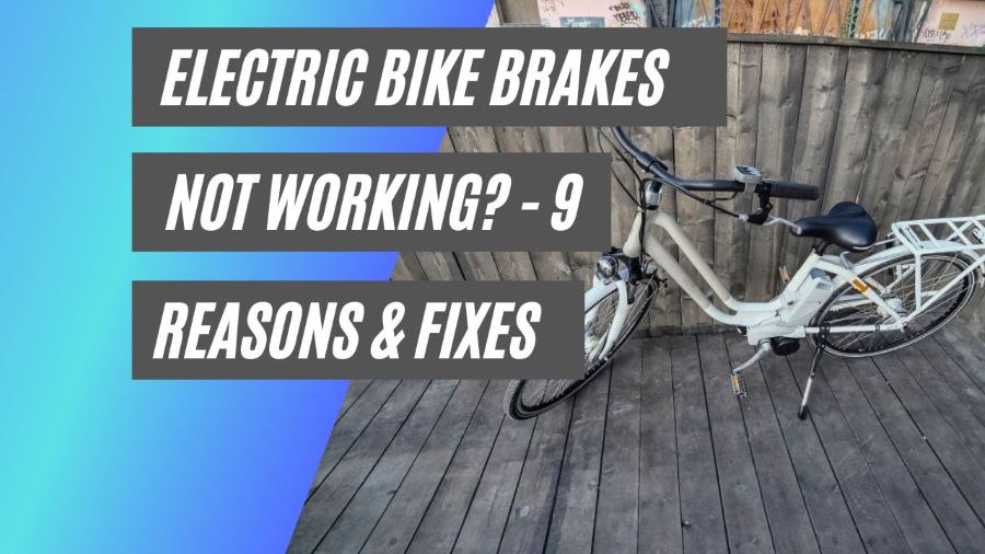 electric bike with brakes not working