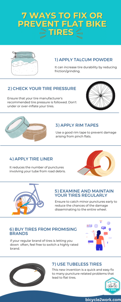 7 ways to fix or prevent flat bike tires